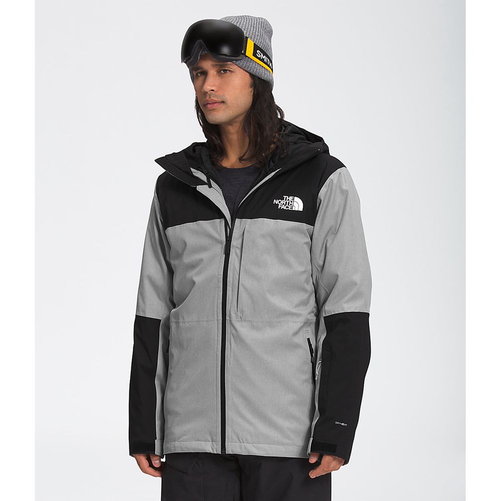 The North Face 3-In-1 Jackets Mens Australia - The North Face Thermoball™ Eco Snow Triclimate® Grey